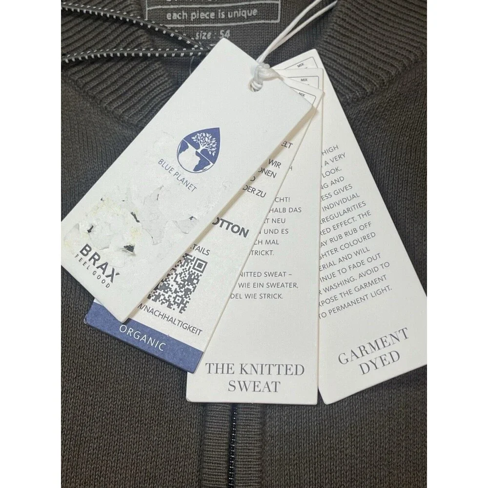 BRAC Joshua Zip Jacket In Khaki Sz XL New